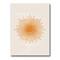 Designart - Orange Sun Print II - Modern Canvas Wall Art Print